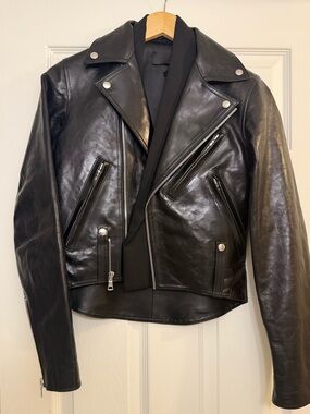 RtA Saige Leather Biker Jacket